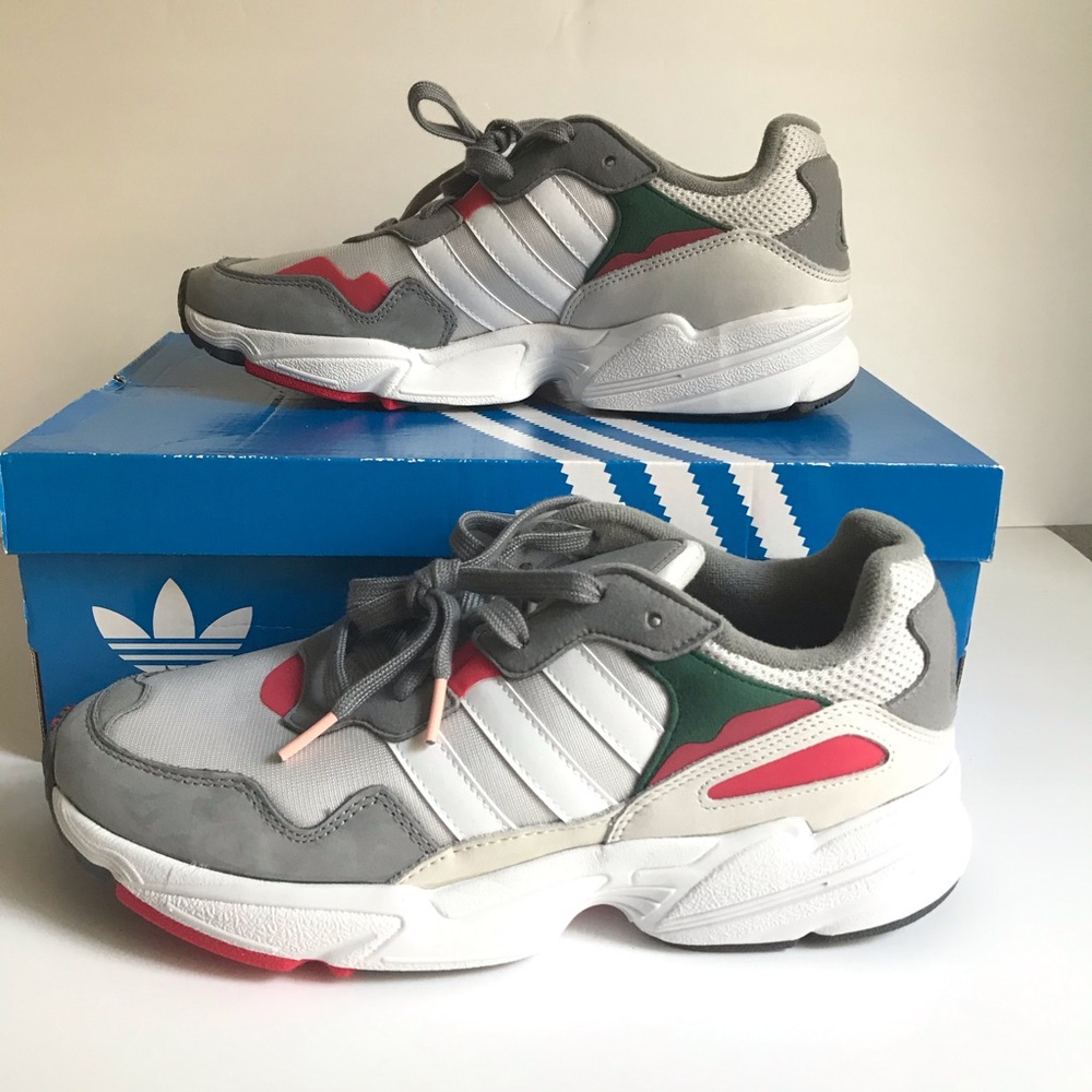 adidas Originals Yung-96 Grey White Men Running - Picture 3 of 8